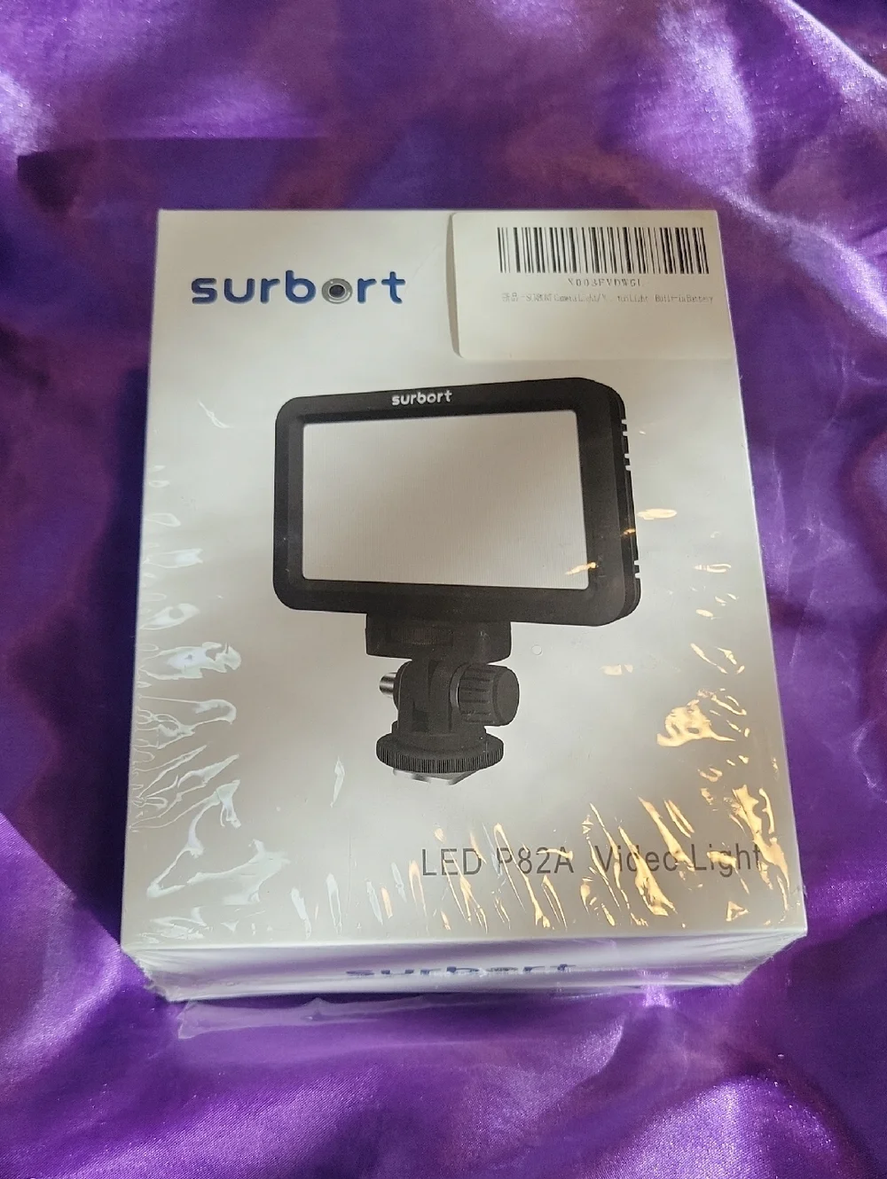Surbort Black LED Video Light - Portable Camera Light